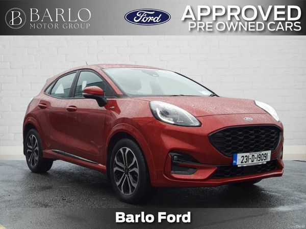 Ford Puma MPV, Petrol Hybrid, 2023, Red