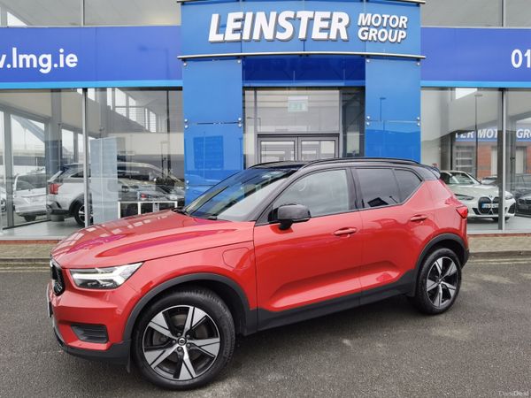 Volvo XC40 SUV, Petrol Plug-in Hybrid, 2021, Red