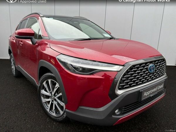 Toyota Corolla Cross SUV, Petrol Hybrid, 2024, Red