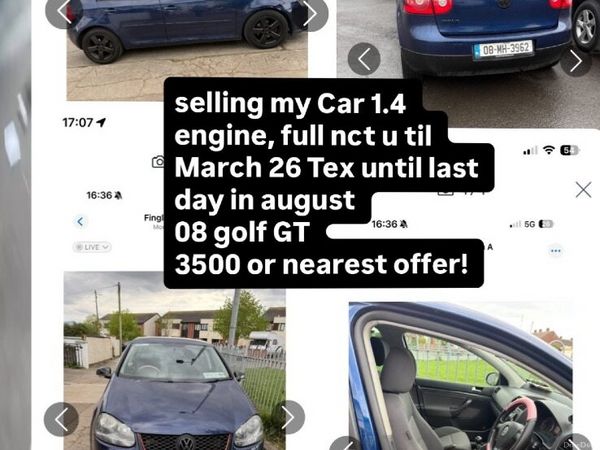 Volkswagen Golf Hatchback, Petrol, 2008, Blue