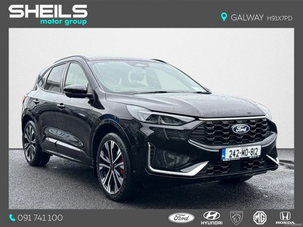 Ford Kuga SUV, Petrol Plug-in Hybrid, 2024, Black