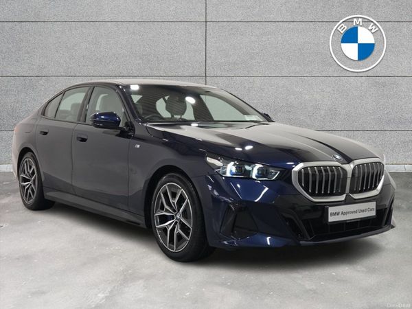BMW 5-Series Saloon, Petrol Hybrid, 2024, Blue