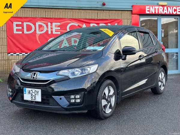 Honda Fit Hatchback, Petrol Hybrid, 2014, Black