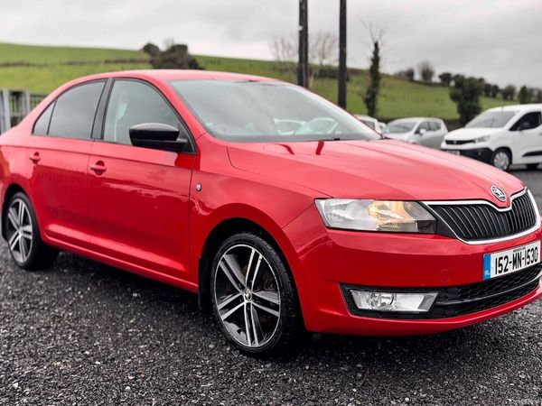 Skoda Rapid Hatchback, Petrol, 2015, Red