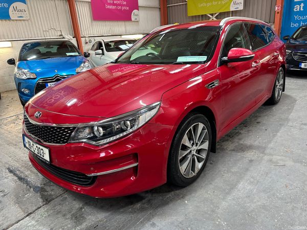 Kia Optima Estate/Jeep, Diesel, 2018, Red