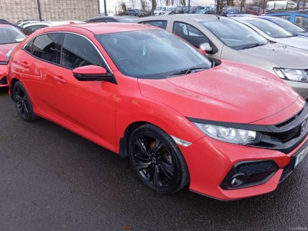 Honda Civic Hatchback, Diesel, 2019, Red