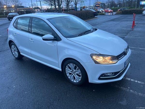 Volkswagen Polo Hatchback, Petrol, 2015, White