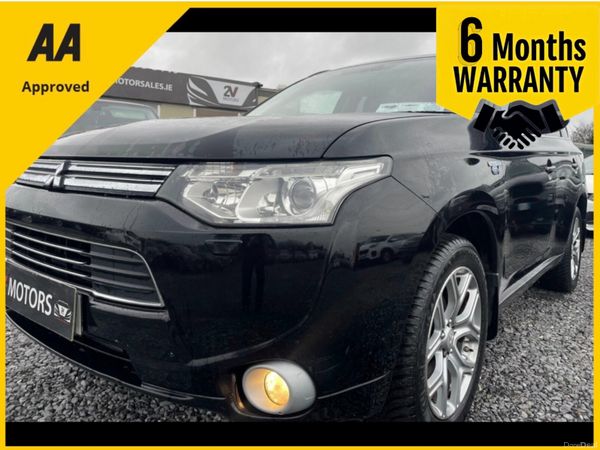 Mitsubishi Outlander SUV, Petrol Plug-in Hybrid, 2015, Black
