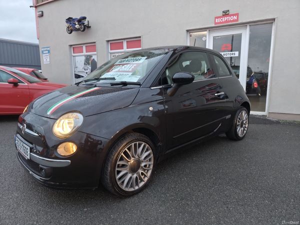 Fiat 500 Hatchback, Petrol, 2015, Black