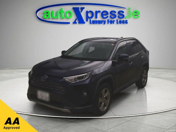 Toyota RAV4 SUV, Petrol Hybrid, 2021, Blue