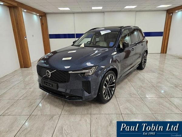 Volvo XC90 SUV, Petrol Plug-in Hybrid, 2025, Blue