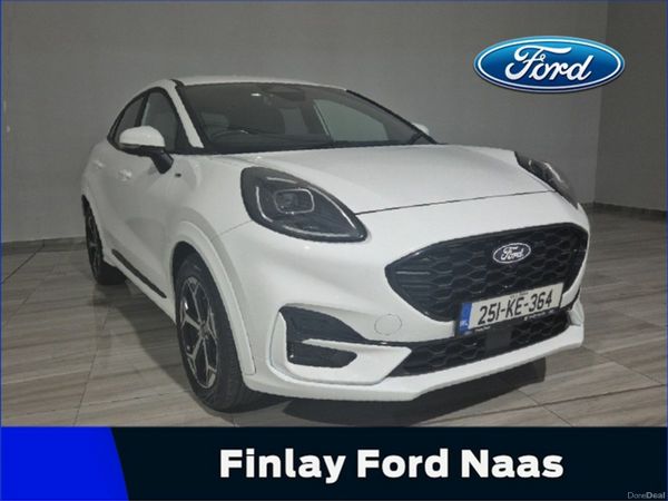 Ford Puma MPV, Petrol Hybrid, 2025, White