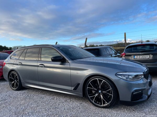 BMW 5-Series Estate, Diesel, 2017, Blue