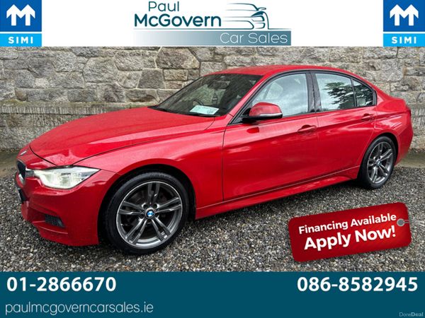 BMW 3-Series Saloon, Diesel, 2017, Red