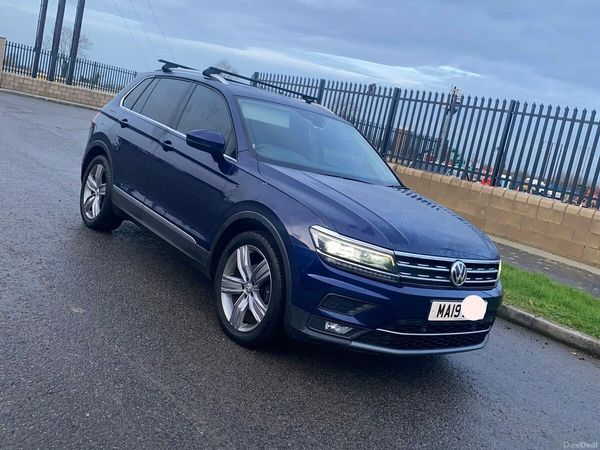 Volkswagen Tiguan SUV, Diesel, 2019, Blue