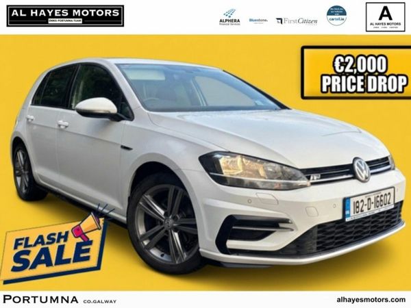 Volkswagen Golf Hatchback, Petrol, 2018, White