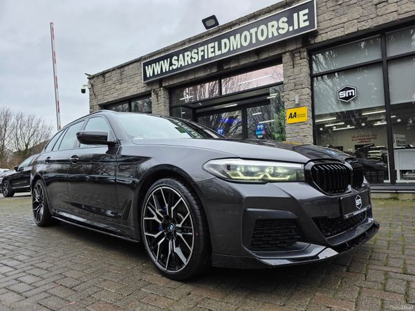 BMW 5-Series Estate, Petrol Hybrid, 2023, Grey