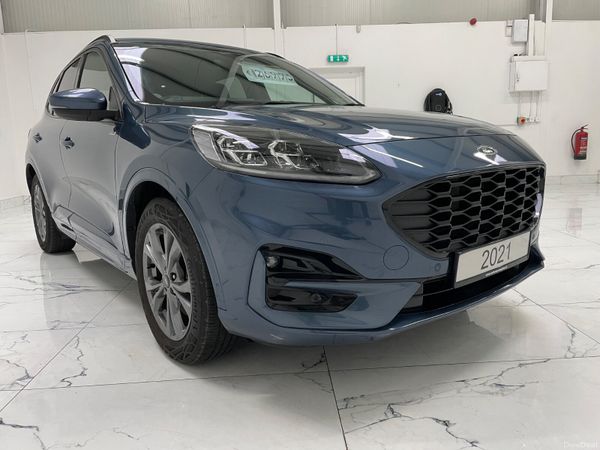 Ford Kuga SUV, Petrol Hybrid, 2021, Blue