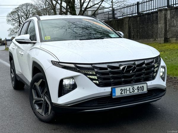 Hyundai Tucson SUV, Petrol Hybrid, 2021, White