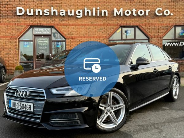 Audi A4 Saloon, Petrol, 2018, Black
