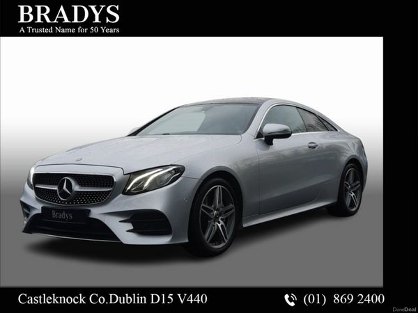 Mercedes-Benz E-Class Coupe, Diesel, 2018, Silver