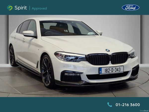 BMW 5-Series Saloon, Diesel, 2018, White