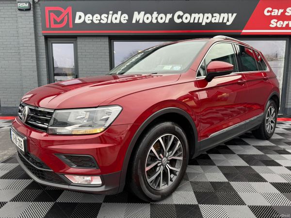 Volkswagen Tiguan SUV, Diesel, 2017, Red
