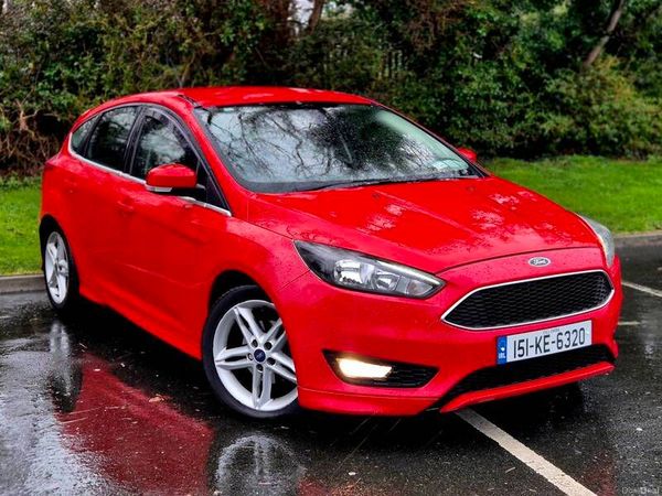 Ford Focus Hatchback, Diesel, 2015, Red