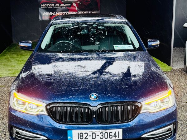 BMW 5-Series Saloon, Diesel, 2018, Blue