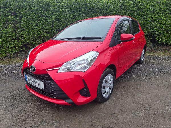 Toyota Vitz Hatchback, Petrol, 2019, Red