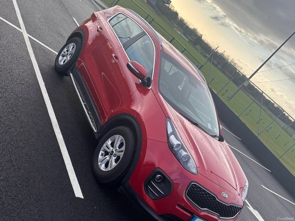 Kia Sportage SUV, Diesel, 2017, Red