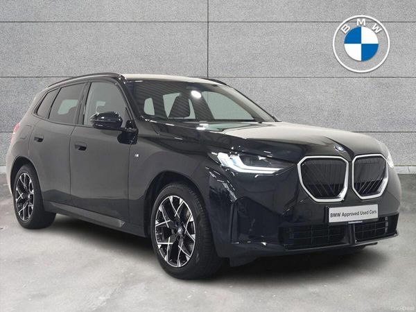 BMW X3 SUV, Petrol Plug-in Hybrid, 2025, Black