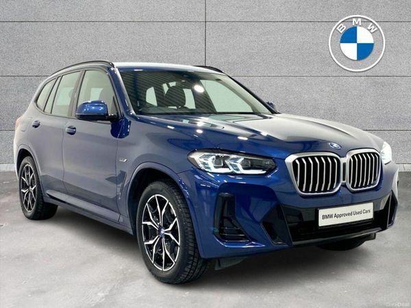 BMW X3 SUV, Petrol Plug-in Hybrid, 2022, Blue