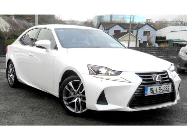 Lexus IS Saloon, Petrol Hybrid, 2019, White