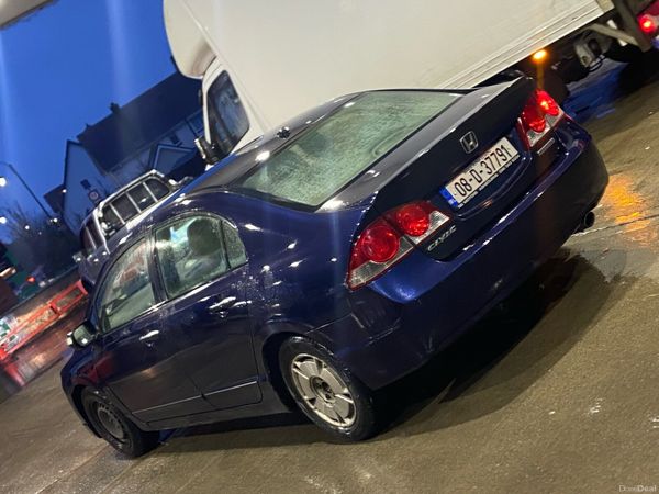 Honda Civic Saloon, Petrol Hybrid, 2008, Blue