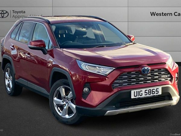 Toyota RAV4 SUV, Petrol Hybrid, 2019, Red