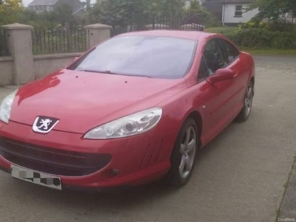 Peugeot 407 Coupe, Diesel, 2008, Red
