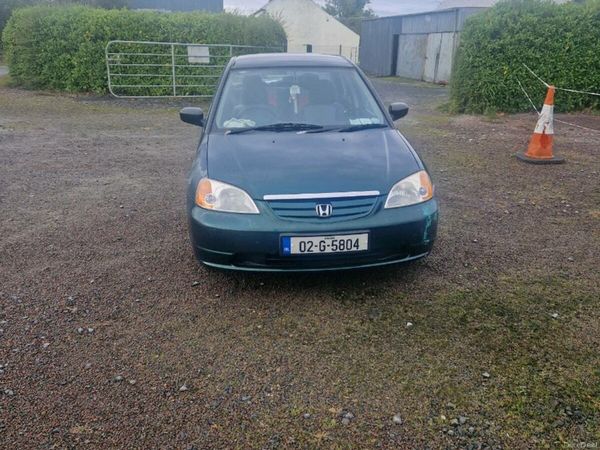 Honda Civic Saloon, Petrol, 2002, Green