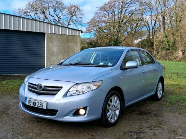 Toyota Corolla Saloon, Petrol, 2009, Blue