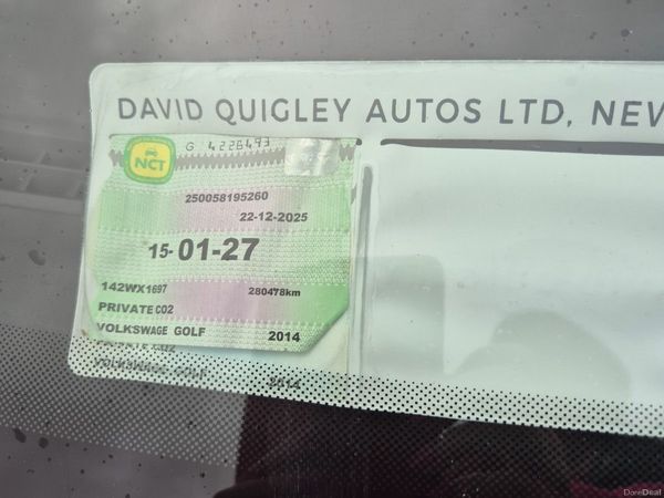 Volkswagen Golf Hatchback, Diesel, 2014, Red