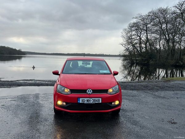 Volkswagen Polo Hatchback, Petrol, 2016, Red