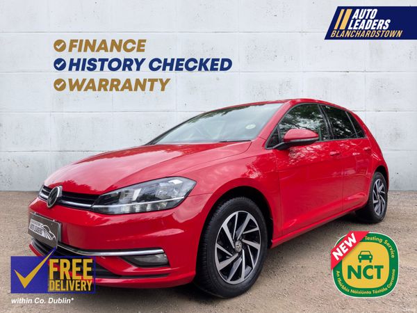 Volkswagen Golf Hatchback, Petrol, 2019, Red