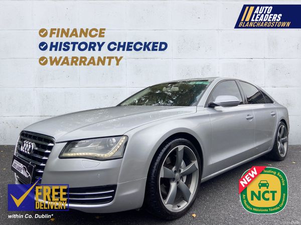 Audi A8 Saloon, Diesel, 2013, Silver
