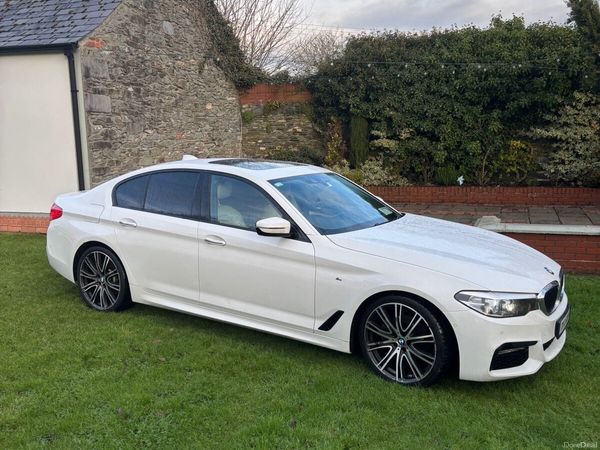 BMW 5-Series Saloon, Diesel, 2017, White