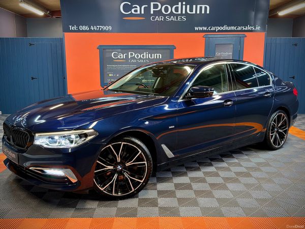 BMW 5-Series Saloon, Diesel, 2017, Blue