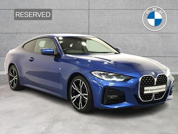 BMW 4-Series Coupe, Diesel, 2021, Blue