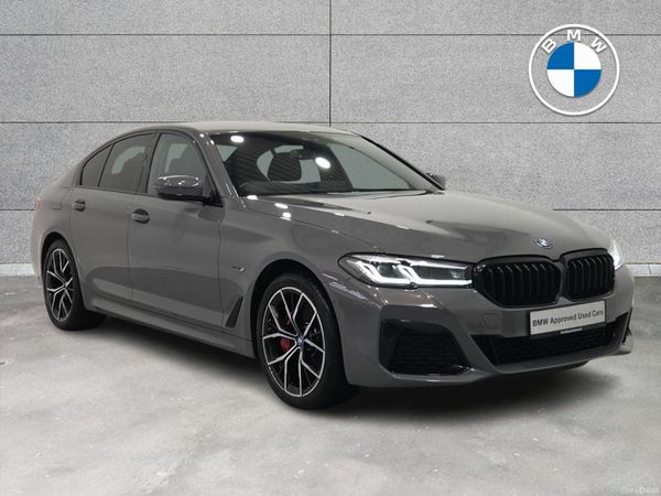 BMW 5-Series Saloon, Petrol Plug-in Hybrid, 2022, Grey