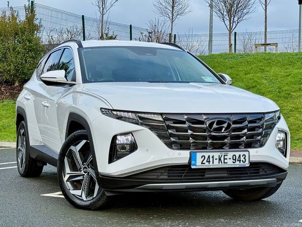 Hyundai Tucson SUV, Petrol Hybrid, 2024, White