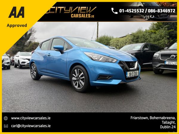 Nissan Micra Hatchback, Petrol, 2019, Blue