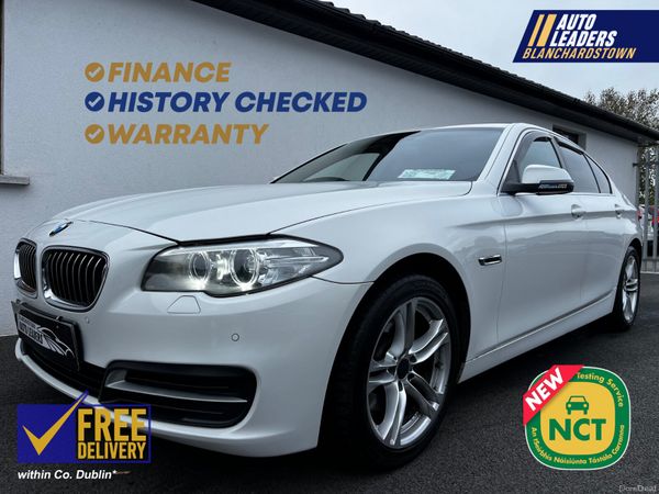 BMW 5-Series Saloon, Diesel, 2014, White